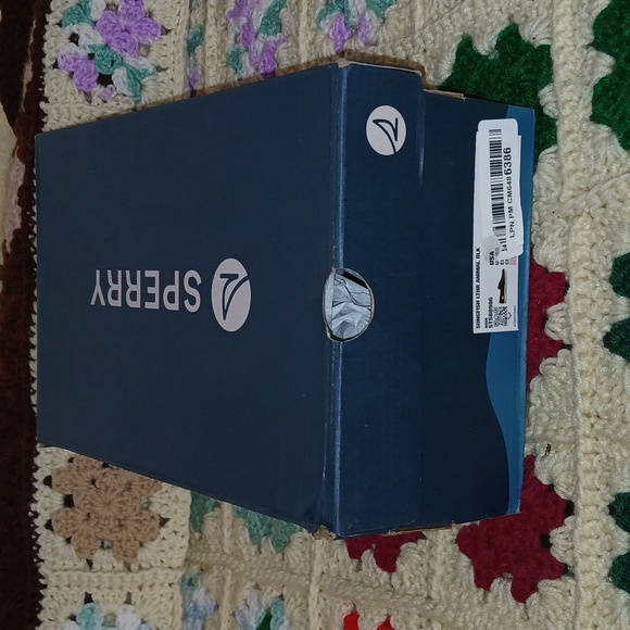 Sperry Songfish Leather Animal Black - Picture 9 of 9